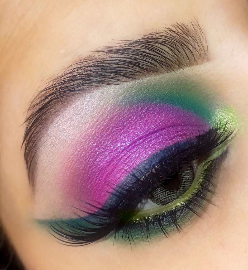 purple eye makeup
