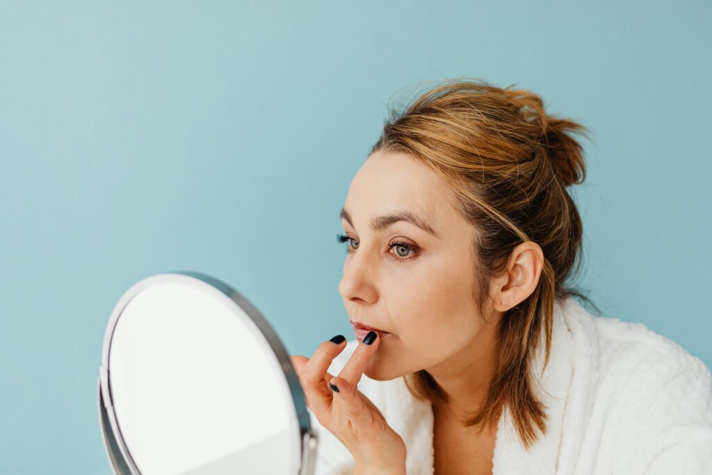 makeup application